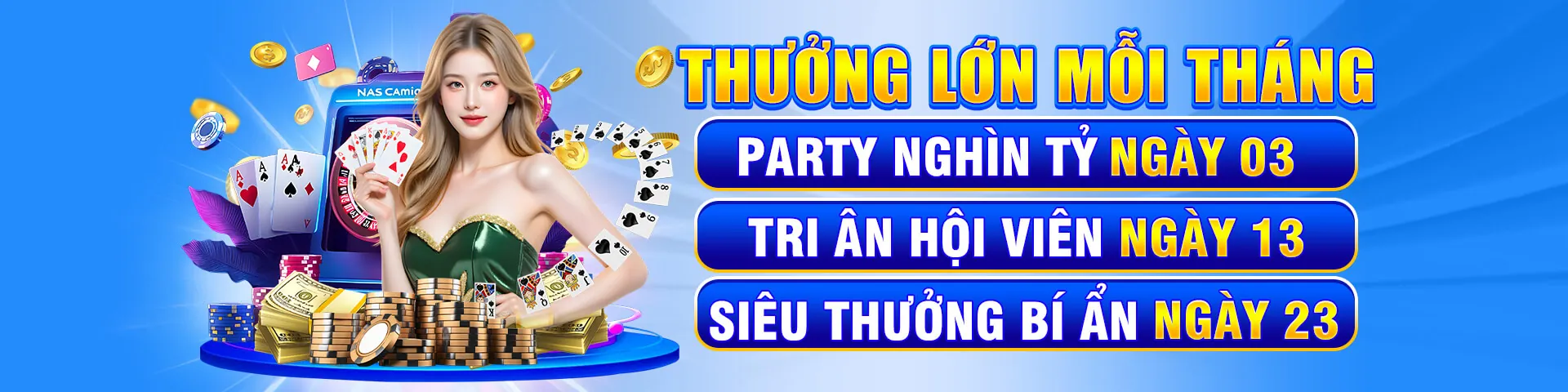 Sảnh casino trực tuyến sang trọng tại KV99